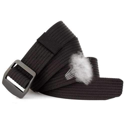 120CM Mens Stretch Braided Elastic Weave Nylon Military Belt