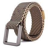 125CM Nylon Stripe Military Belts Weave Tactical Belt
