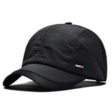 Breathable Quick Dry Baseball Hat Cotton Peaked Cap