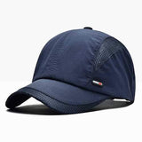Breathable Quick Dry Baseball Hat Cotton Peaked Cap