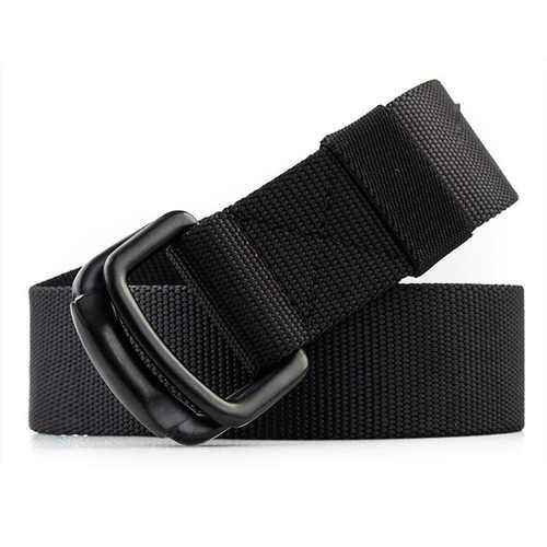Men Casual Metal Buckle Nylon Belt