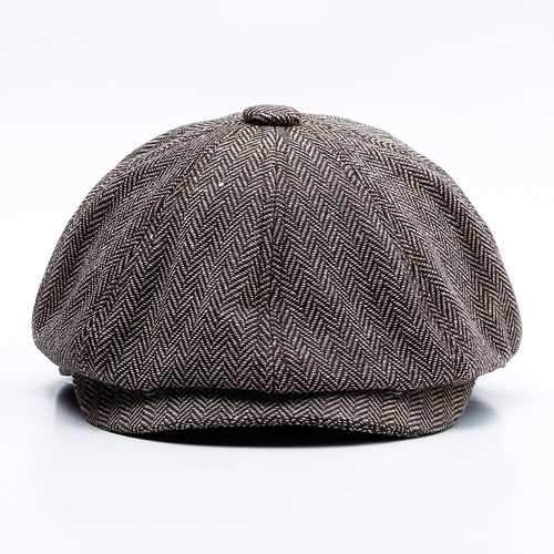 Men Middle-aged Cotton Newsboy Hunting Hat Beret Caps