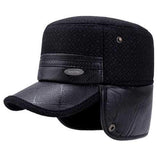 Men Women Winter Earmuffs Military Army Cap Peaked Cap