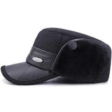 Men Women Winter Earmuffs Military Army Cap Peaked Cap