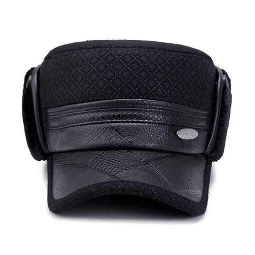 Men Women Winter Earmuffs Military Army Cap Peaked Cap