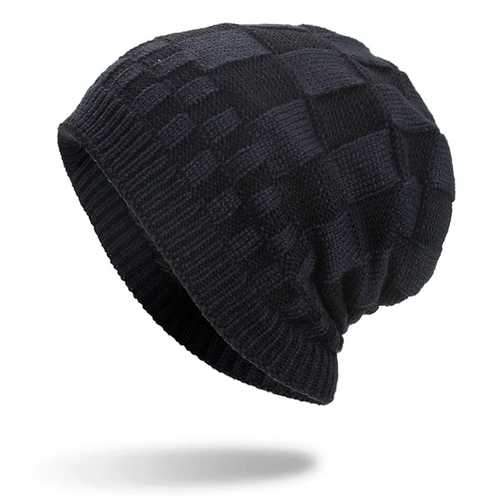Men Women Winter Warm Coral Fleece Thicken Beanie Caps