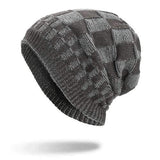 Men Women Winter Warm Coral Fleece Thicken Beanie Caps