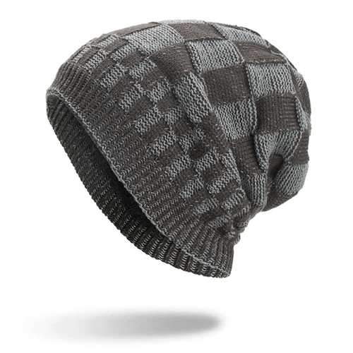 Men Women Winter Warm Coral Fleece Thicken Beanie Caps