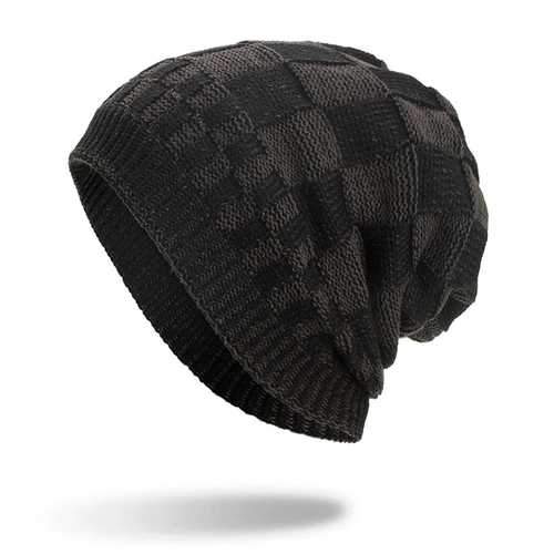 Men Women Winter Warm Coral Fleece Thicken Beanie Caps