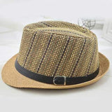 Men And Women Color Vertical Breathable Straw Hat