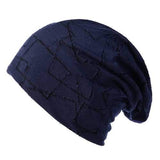 Winter Slouchy Beanie Caps Earmuffs Brimless Bonnet