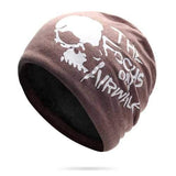 Cotton Slouchy Beanie Caps Earmuffs Brimless Hat