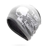 Cotton Slouchy Beanie Caps Earmuffs Brimless Hat