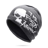 Cotton Slouchy Beanie Caps Earmuffs Brimless Hat