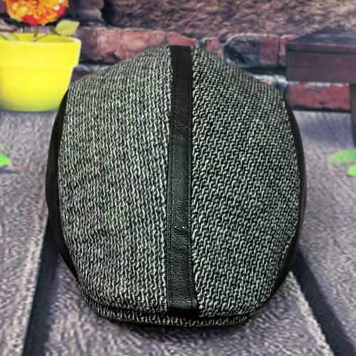 Men Women Winter Cotton Earmuffs Newsboy Beret Ivy Cap