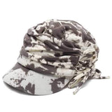 Womens Winter Cotton Printting Painter Beret Caps