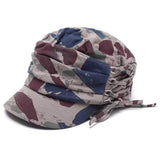 Womens Winter Cotton Printting Painter Beret Caps