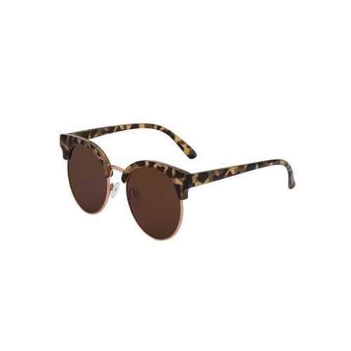 Stylish Hawksbill Frame Polarized Sunglasses - Tea-colored