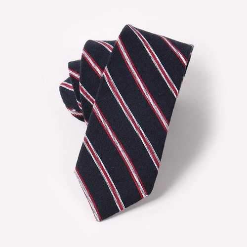 Twill Pattern 6.5CM Width Tie - Purplish Blue