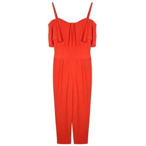 Flounced Cami Jumpsuit - Jacinth M