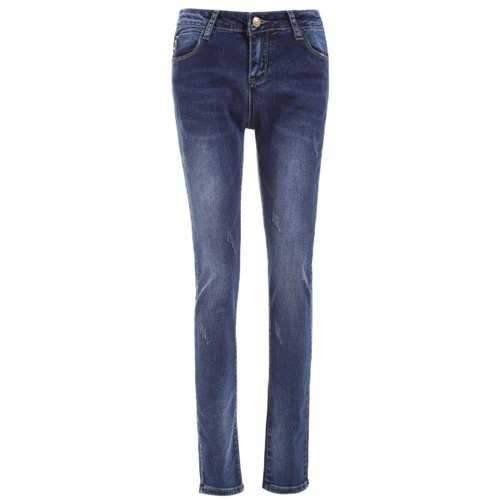 Skinny Pencil Jeans - Blue 27