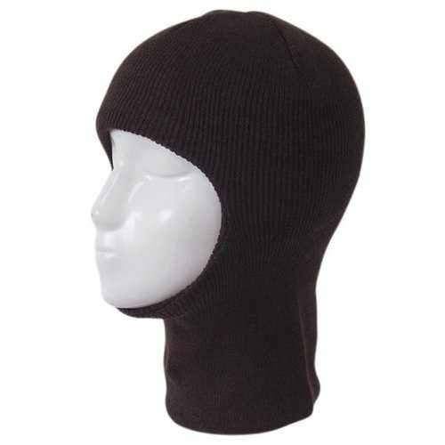 Outdoor Knit Face Mask Neck Warmer Ski Cap - Coffee