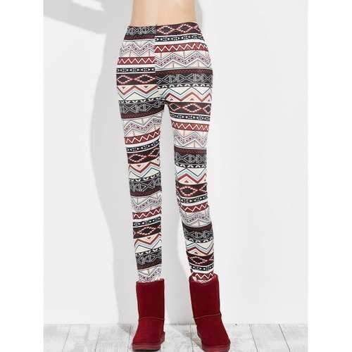 Slim Geometry Leggings - S