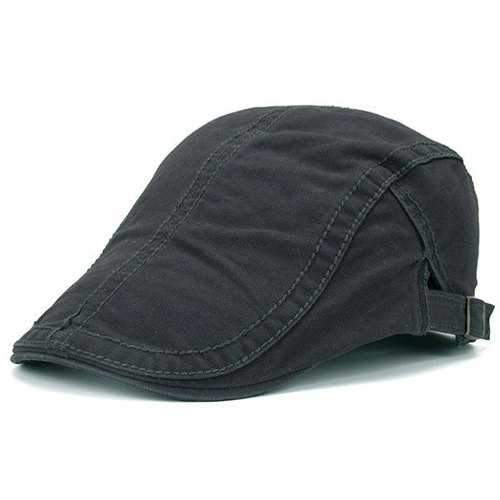 UV Protection Jeff Cap with Sewing Thread - Deep Gray