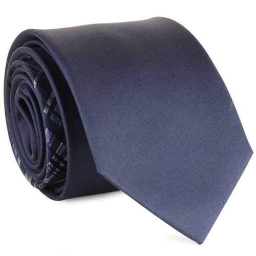 Mulberry Silk Striped Neck Tie - Cadetblue
