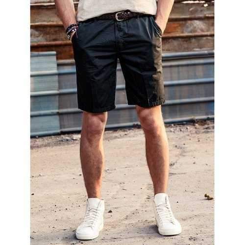 Zip Fly Chino Shorts - Black 32