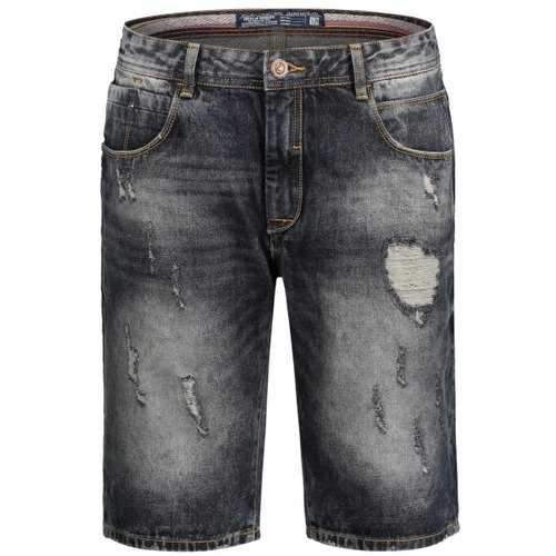 Bermuda Denim Ripped Shorts - Black 2xl