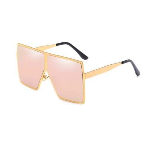 SENLAN  66257 fashion men and women sunglasses (leather box) - Pink
