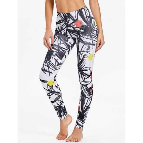 Print Painting Leggings - M