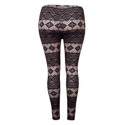New Type Camouflage and Multicolored Pattern Pants - Pink L
