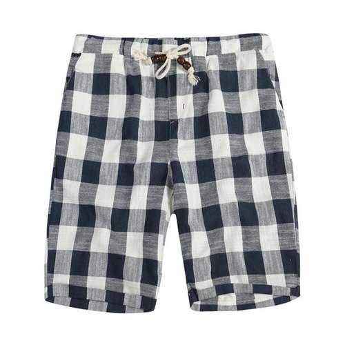 2018 Summer Men's Beach Shorts - Midnight Blue 5xl