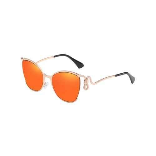 Vintage Semi Rimless Bent Legs Sun Shades Sunglasses - Bean Red