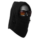 Men's Outdoor Ski Neck Protection Fleece Riding Hat Visor Caps