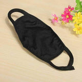 Mens Womens Dustproof Cotton Black Mouth Face Mask