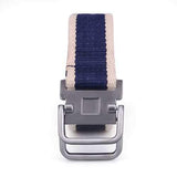 Unisex Double Loop Stainless Steel Buckles Belts