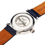 OULM Fashionable Mechanical Big Dial Men PU Leather Strap Wrist Watch