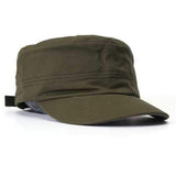 Korean Fashion Flat Outdoor Army Hat Baseball Cap For Men & Women