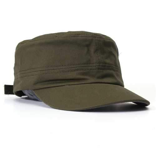 Korean Fashion Flat Outdoor Army Hat Baseball Cap For Men & Women
