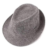 Mens Women Unisex Fedora Hat Trilby Polyester Cotton Blend Panama Beach Sun Cap