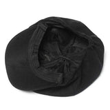 Unisex Women Men Newsboy Flat Cabbie Linen Berets Duckbill Cap Hat