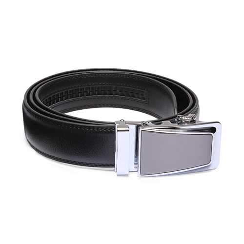 Men's Casual Business Automatic Buckle Leather Belt