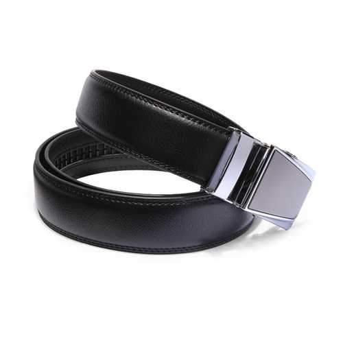 Men's Casual Business Automatic Buckle Leather Belt
