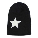Men Women Warm Winter Star Hip Pop Caps Beanie Knitted Ski Hats