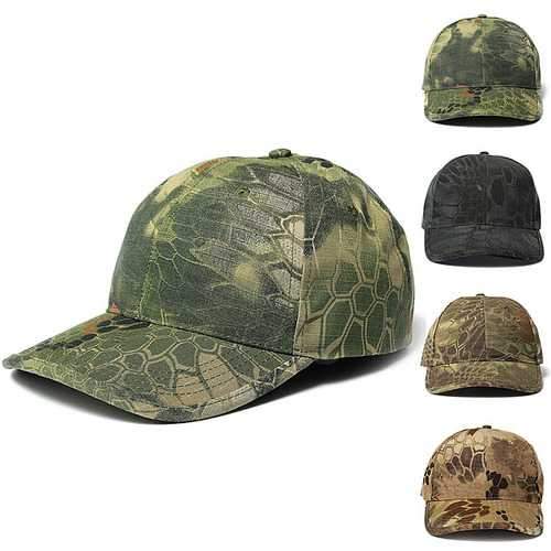 Men Cotton Camouflage Wild Hiking Tactical Baseball Cap Hat