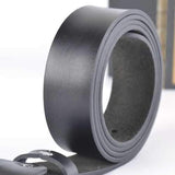 Mens Genuine Big Yards Cowhide Extended Needle Buckle Alloy Belt
