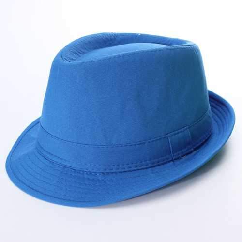 Men Jazz Neon Panama Fedora Trilby Cowboy Cap Sun Beach Hat